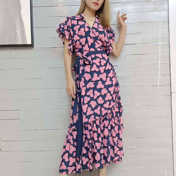 

dress 2021 spring summer autumn fashion lapel lotus sleeve belt wrapped skirt light mature, White;black