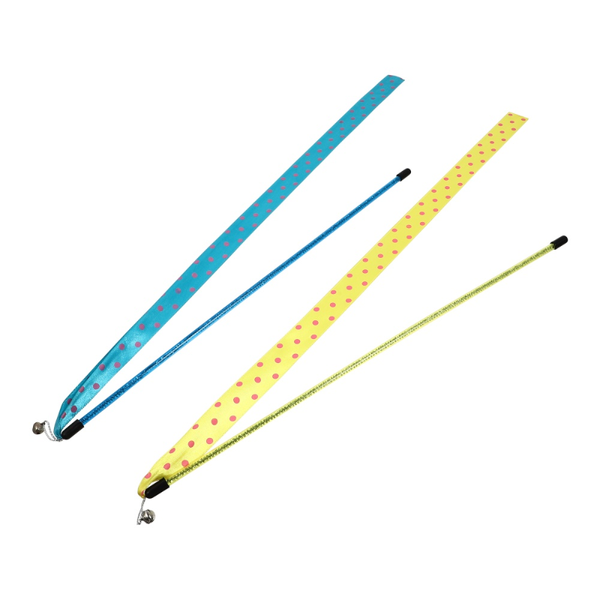 

cat toys 2pcs teaser interactive playthings pet wands funny