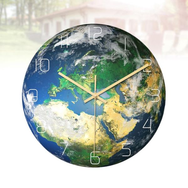 

acrylic wall clock europe area pattern hanging arabic numerals glow in the dark for home el club battery size clocks