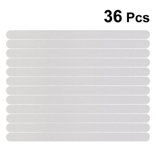 

bath mats 36pcs anti-slip strips shower stickers safety transparent non for bathtubs showers stairs and