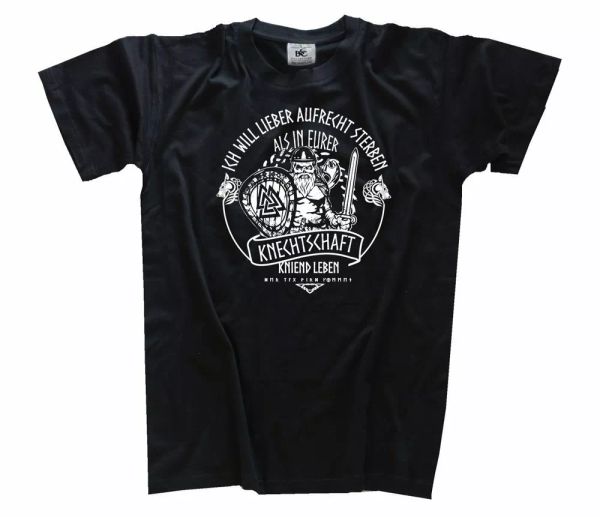 

dear standing sterben as your bondage kneeling live t-shirt s-3xl, White;black