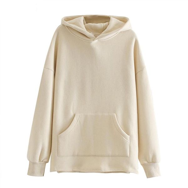 

women's hoodies & sweatshirts babyoung loose oversize womens sweatshirt autumn winter fleece 2021 women clothes, Black