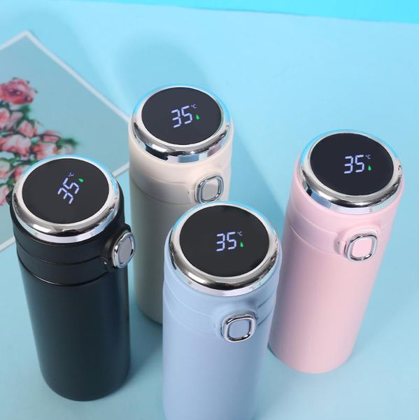 

water bottles stainless steel vacuum flask portable double-layer thermal insulation bottle outdoor leisure business car