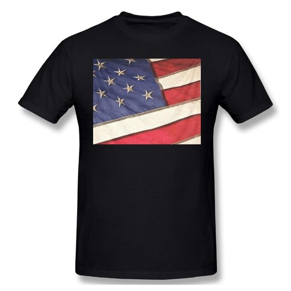 

men's t-shirts patriotic american flag tapestry basic short sleeve t-shirt novelty graphic r333 tees usa size, White;black
