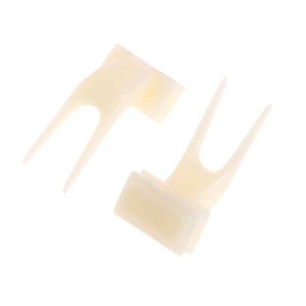 

other bird supplies 2pcs birds parrots fruit fork pet plastic holder feeding on cage
