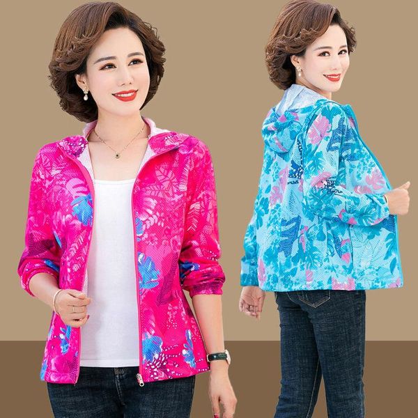 

women's jackets 2021 women windbreaker camouflage sun protection plus size jacket coat female thin baseball casual outwear t09, Black;brown