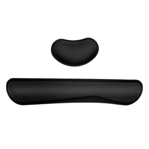 

mouse pads & wrist rests memory foam mechanical soft keyboard pad set ergonomic rest hand support cushion for office computer laptop