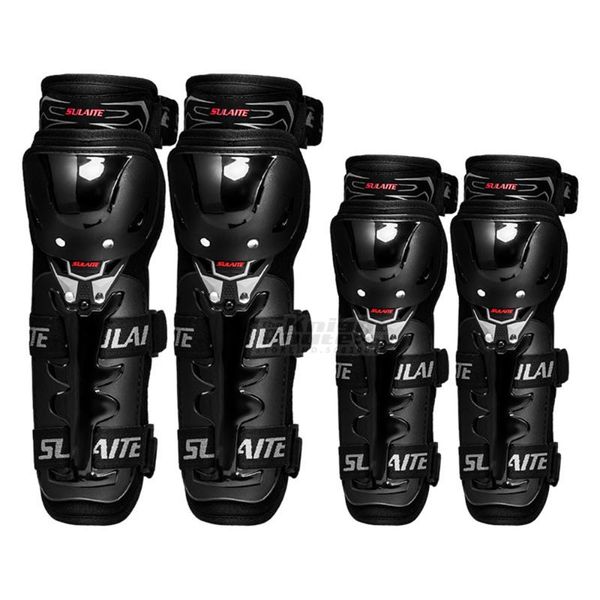 

motorcycle armor black knee pads moto elbow set motorbike kneepad riding motocross mx protector suit racing guards gear