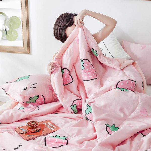 

comforters & sets ly arrived comfortable thin summber blanket quilt duvet washable polyester summer air conditioning quilts blankets