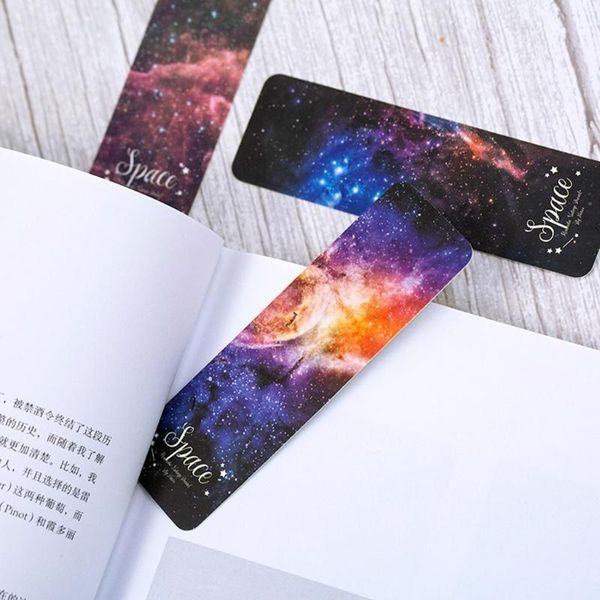 

bookmark retro colored space paper creative stationery tab for books g88d