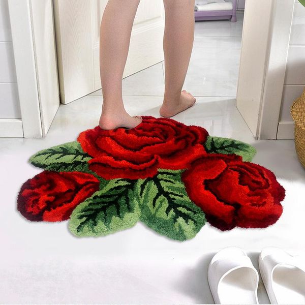 

carpets arrival soft rug mat for bathtub floor rose art