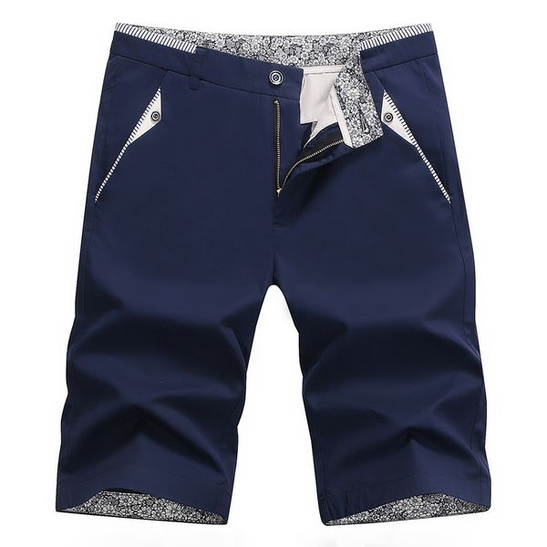 

men's shorts summer fashion korean version of solid color pants thin section five casual ieep, White;black