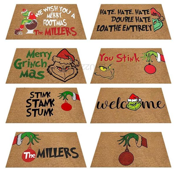 

carpets 1pc christmas doormat entrance rug small front door dust removal carpet mat 15.75x23.62inch