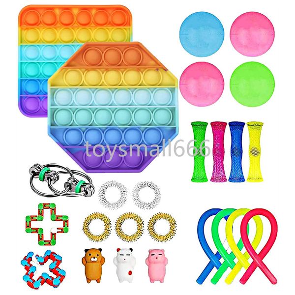 

25 pack sensory fidget toys set stress relief kit for kids adults autism need antistress toys decompression toy