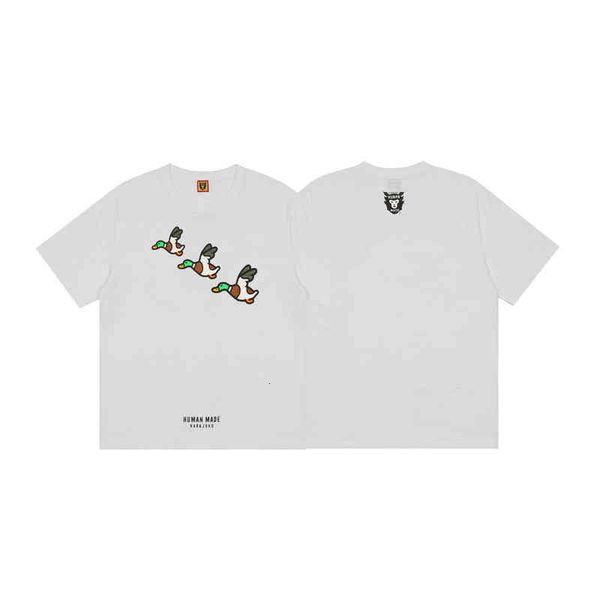 

human made dove slub cotton oversized short sleeve t-shirt, White;black