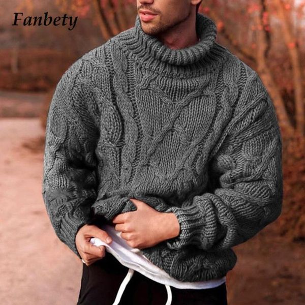 

men's sweaters vintage solid knit turtleneck sweater for men autumn fashion winter warm long sleeve casual jumper mens streetwear, White;black