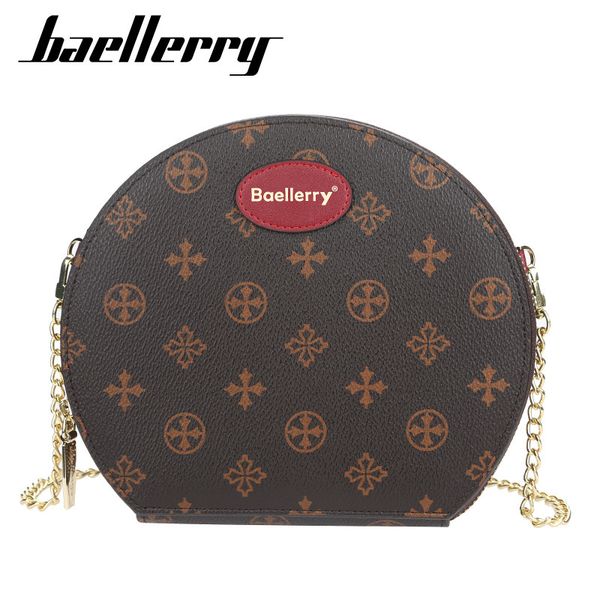 

handbag baellerry women's bag large capacity double zipper single shoulder fashion chain diagonal