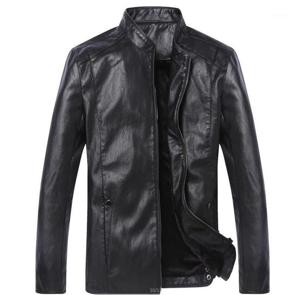 

men's jackets mrmt 2021 brand jacket spring outerwear pu leather, Black;brown