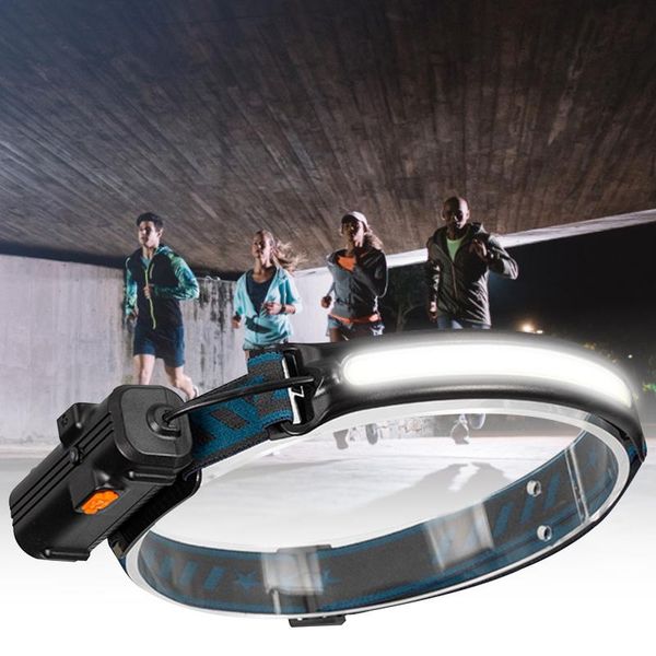 

headlamps headlamp motion torch head light led camping fishing tool impact resistant 350 lm bright