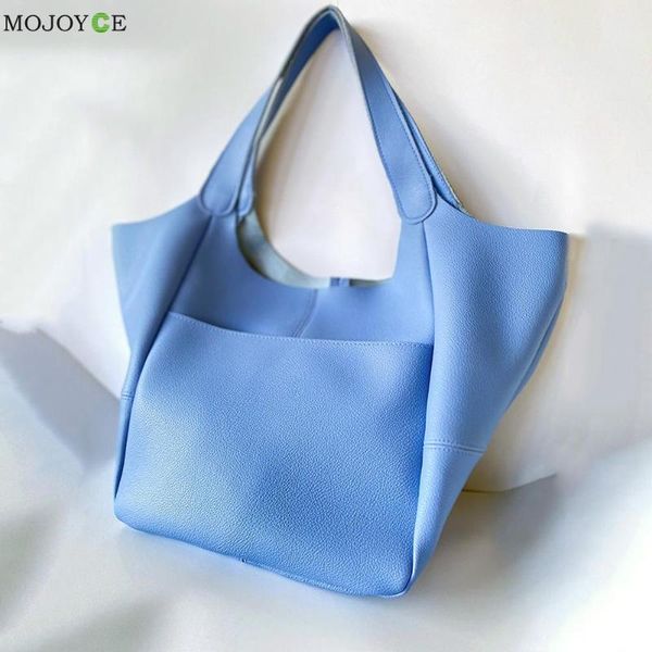 

cross body women pu solid color underarm bag leather vintage large handbag shopping simple female daily