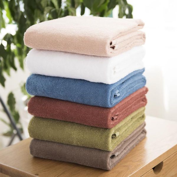 

towel solid cotton hair big bath 70*140cm face hand 6 colors available