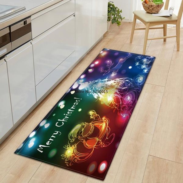 

carpets christmas kitchen mat rectangle entrance doormat bedroom home floor decoration living room carpet bathroom anti-slip rug