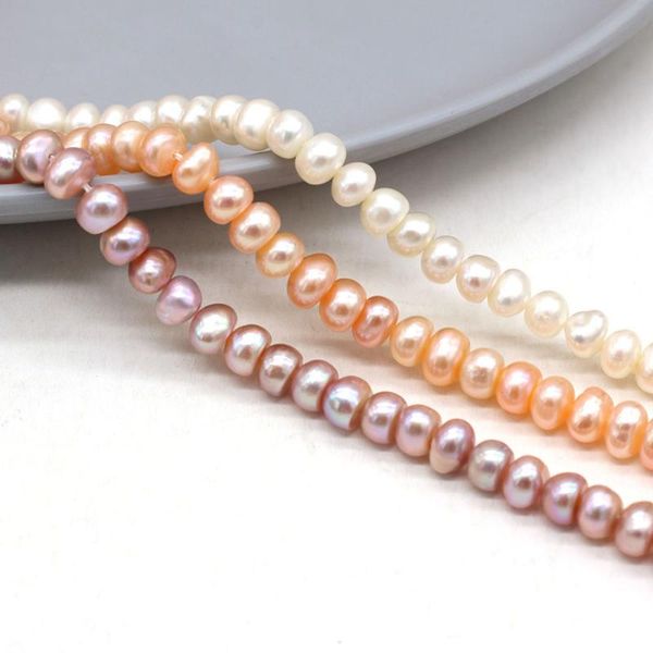 

other 100% natural freshwater pearl beads 5-6mm bread shape punch loose for jewelry making diy elegant necklace bracelet 36cm