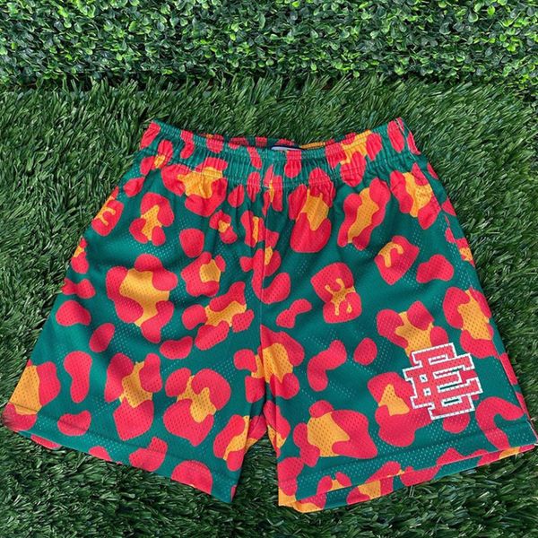 

eric emanuel ee basic short men's fitness shorts newyork city skyline beach basketball training street trend sweatpants mesh breathable, White;black