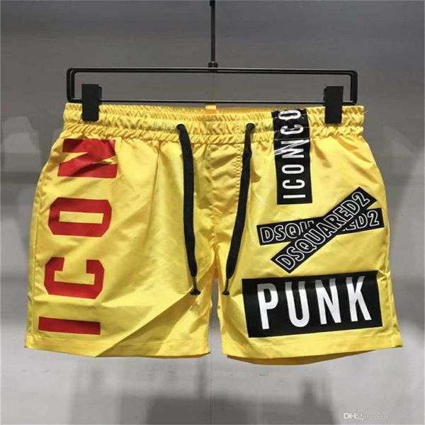 

men's shorts summer casual beach pants, quick-dry five-point shorts, breathable sports basketball, White;black