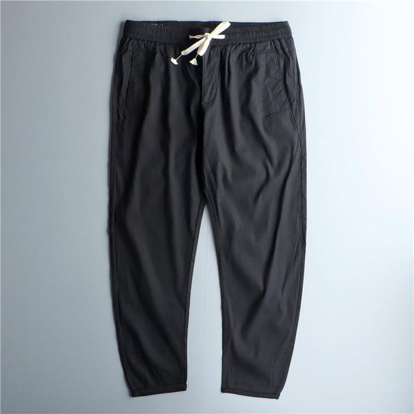 

men's pants nine points loose feet black was thin youth summer casual wild