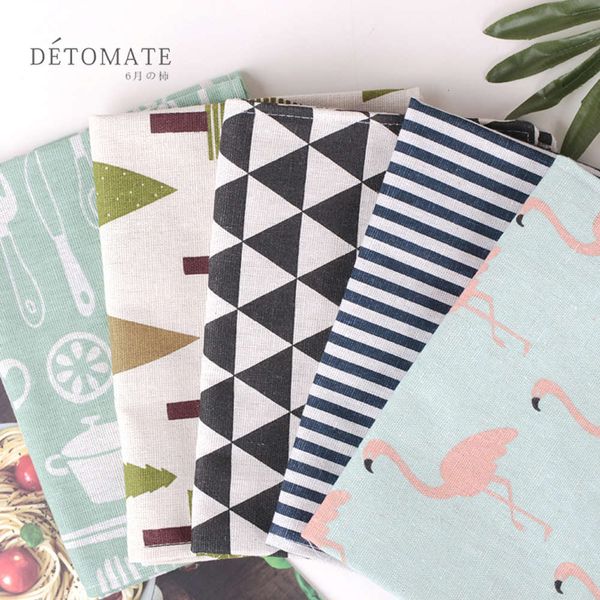 

detomade japanese cotton hemp meal mat casserole insulation kitchen food pography background cloth