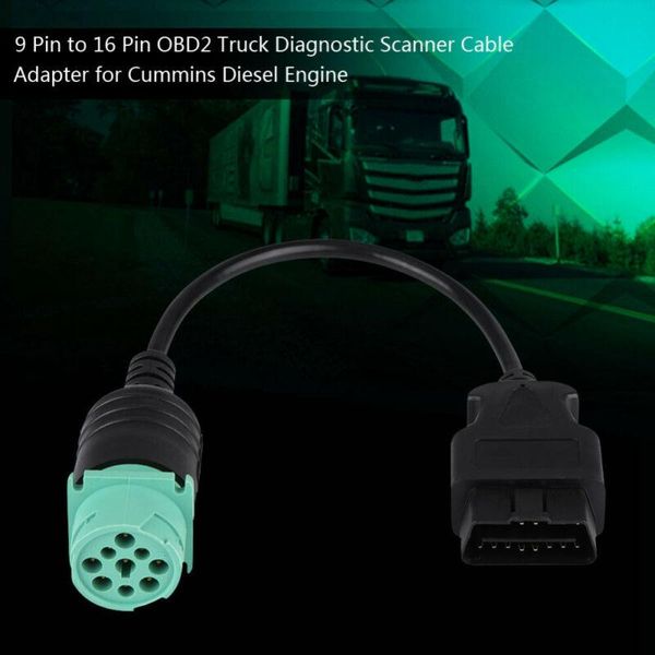 

code readers & scan tools adapter diagnostic cable obd2 obd ii interface scanner black + green 1 pcs