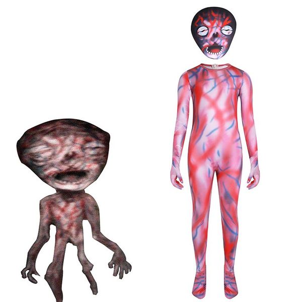 

clothing sets 2021 halloween party suits children's cartoon carnival festival cosplay the pink man one-piece performance costume, White