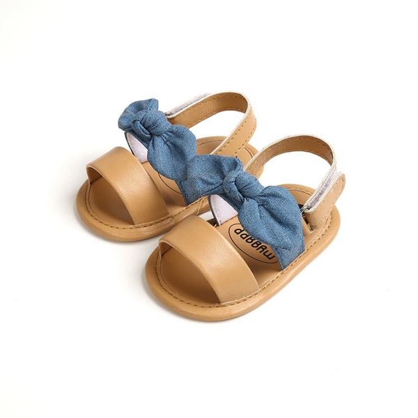 

born infant baby girls summer sandals princess shoes bowknot toddler pu non-slip kids 0-18m, Black;red