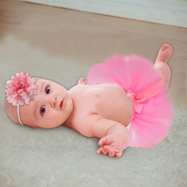

skirts 2pcs infant born pography clothes tutu skirt headbands for, Blue