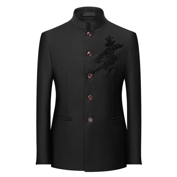 

suits plus size 6xl 5xl formal business wear blazer men's jacket clothes 2021 simple fashion gola zhongshanzhuang casual coats sgeb, White;black