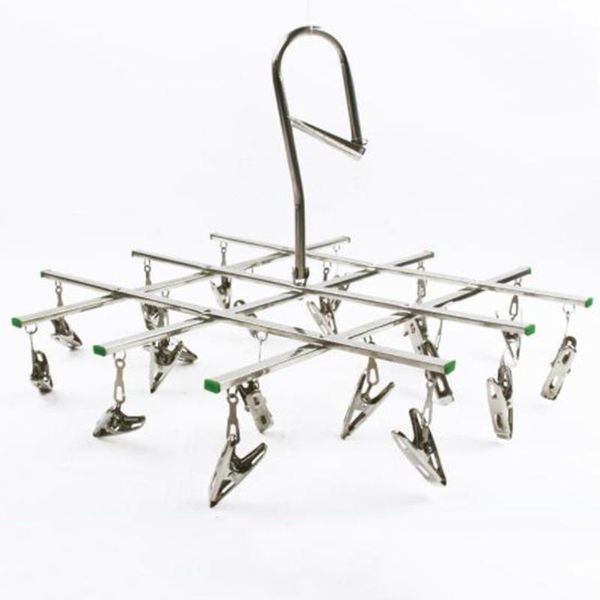 

laundry bags 10/20pcs hanger clips rustproof saving spacer folding underwear clothes socks handkerchief drying rack