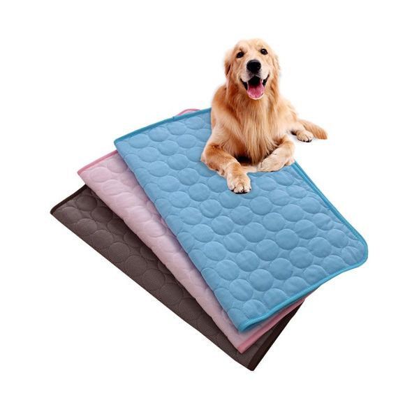

kennels & pens summer dog cooling mat,cool puppy beds sofa cushion blanket fit all pets breathable mat,use indoors,outdoors or car