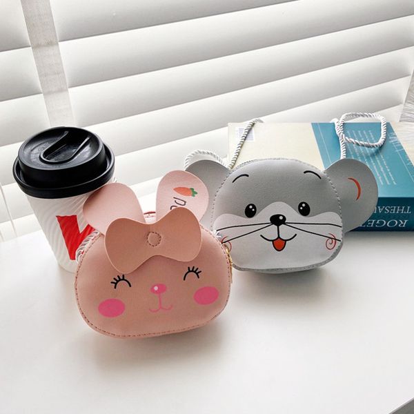 

mini bag cute cartoon fashion shoulder bag korean version of the new western style baby messenger bag for men and women, Black