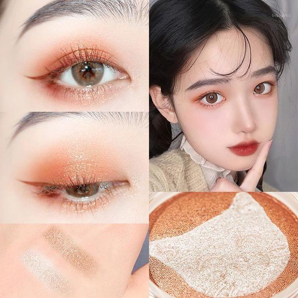 

marco andy cat magic sandwich 2 color eyeshadow mashed potatoes soft waxy powder quality non-flying neon eye pigment tslm1
