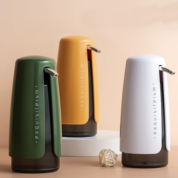 

liquid soap dispenser travel sub-bottle 420ml squeeze press cosmetic shampoo shower gel bottle foaming hand sanitizer empty