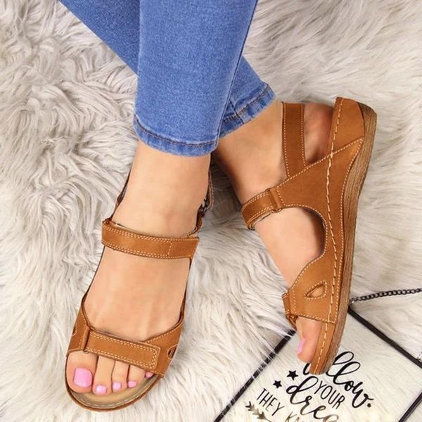 

women sandals soft stitching ladies comfortable flat open toe beach shoes footwear zapatos de mujer wholesale pu slippers, Black
