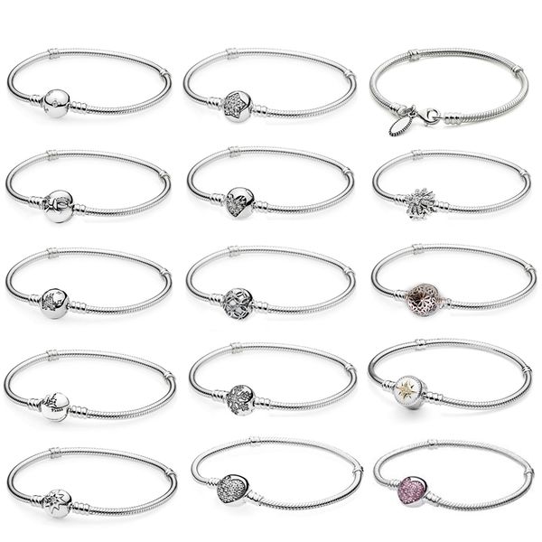 

3 pdb sl 925 sterling silver fashion diy love suitable for bead charm female bracelet jewelry gift, Golden;silver