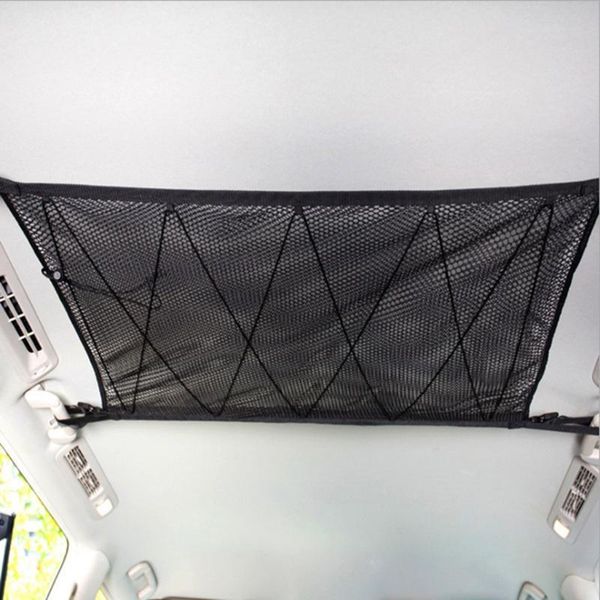 

car organizer suv ceiling cargo net pocket roof long trip storage bag tent putting quilt childrens sundries interior accessories