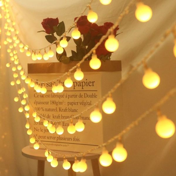 

strings usb/battery power led ball garland fairy lights string waterproof outdoor lamp christmas holiday wedding party decoration