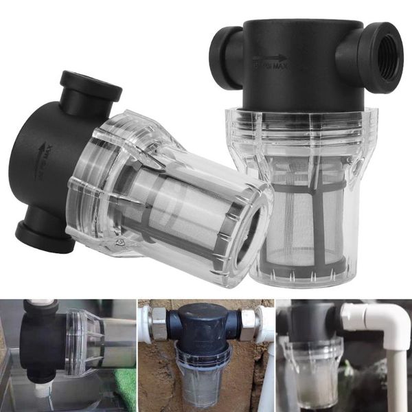 

watering equipments aquaculture water pipe filter garden impurity prefilter 1/2'' 80 mesh accessories ultrafine filtration