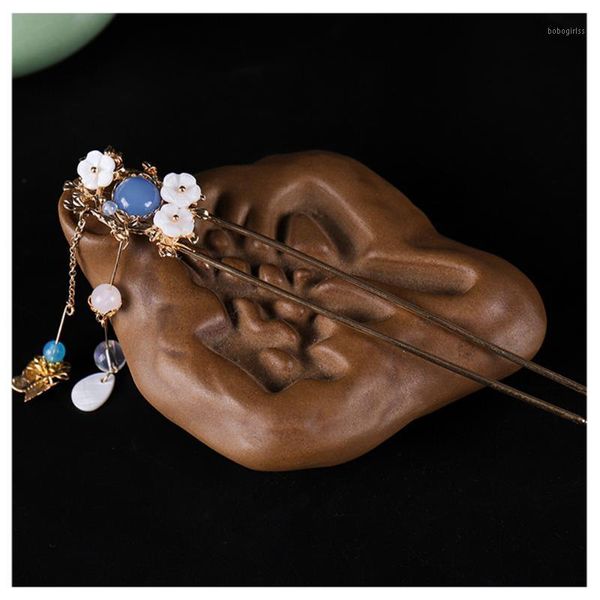 

luxury traditional u shaped hair sticks wedding accessories for beautiful bride tassel decoration1