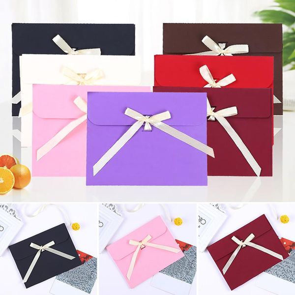 

creative color envelope gift box exquisite silk stockings and square scarf pure thin wrap