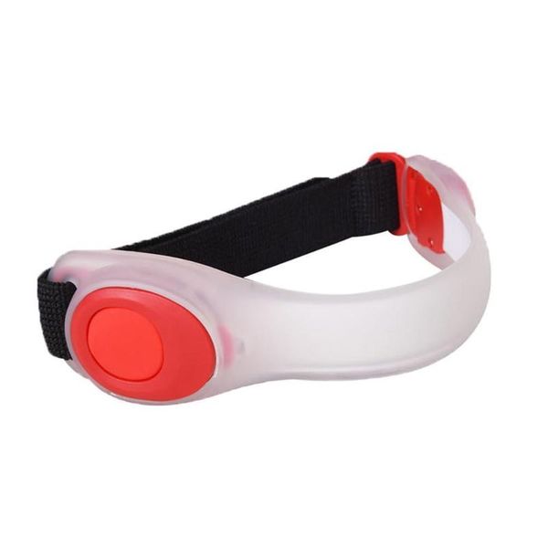 

night running luminous bracelet wrist armband l9n5 support, Black;red