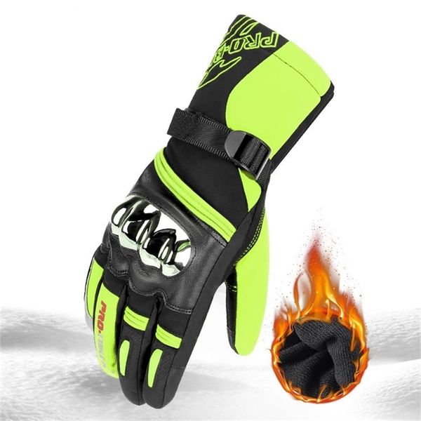 

probiker motorcycle gloves waterproof guantes thermal fleece lined touch screen rbike riding 211124, Blue;gray